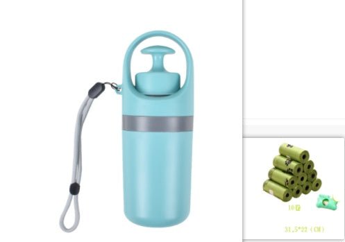 Portable Lightweight Dog Pooper Scooper With Built - in Poop Bag Dispenser Eight - claw Shovel For Pet Toilet Picker Pet Products - Funsho.store