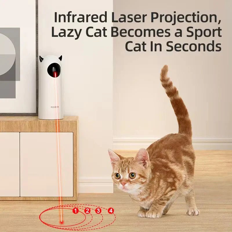 Automatic Cat Toy – Interactive Smart LED Laser - Funsho.store
