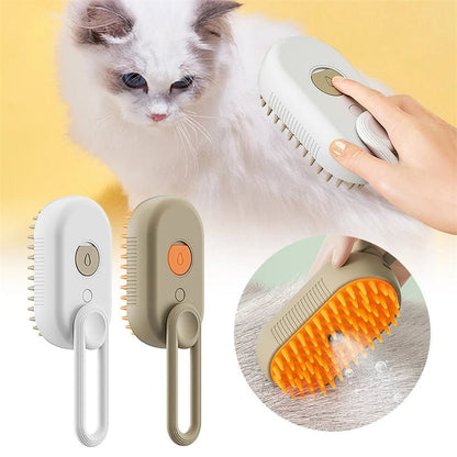 Cat Steam Brush Steamy Dog Brush 3 In 1 Electric Spray Cat Hair Brushes For Massage Pet Grooming Comb Hair Removal Combs Pet Products - Funsho.store