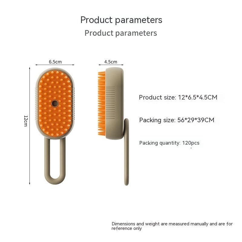 Cat Steam Brush Steamy Dog Brush 3 In 1 Electric Spray Cat Hair Brushes For Massage Pet Grooming Comb Hair Removal Combs Pet Products - Funsho.store