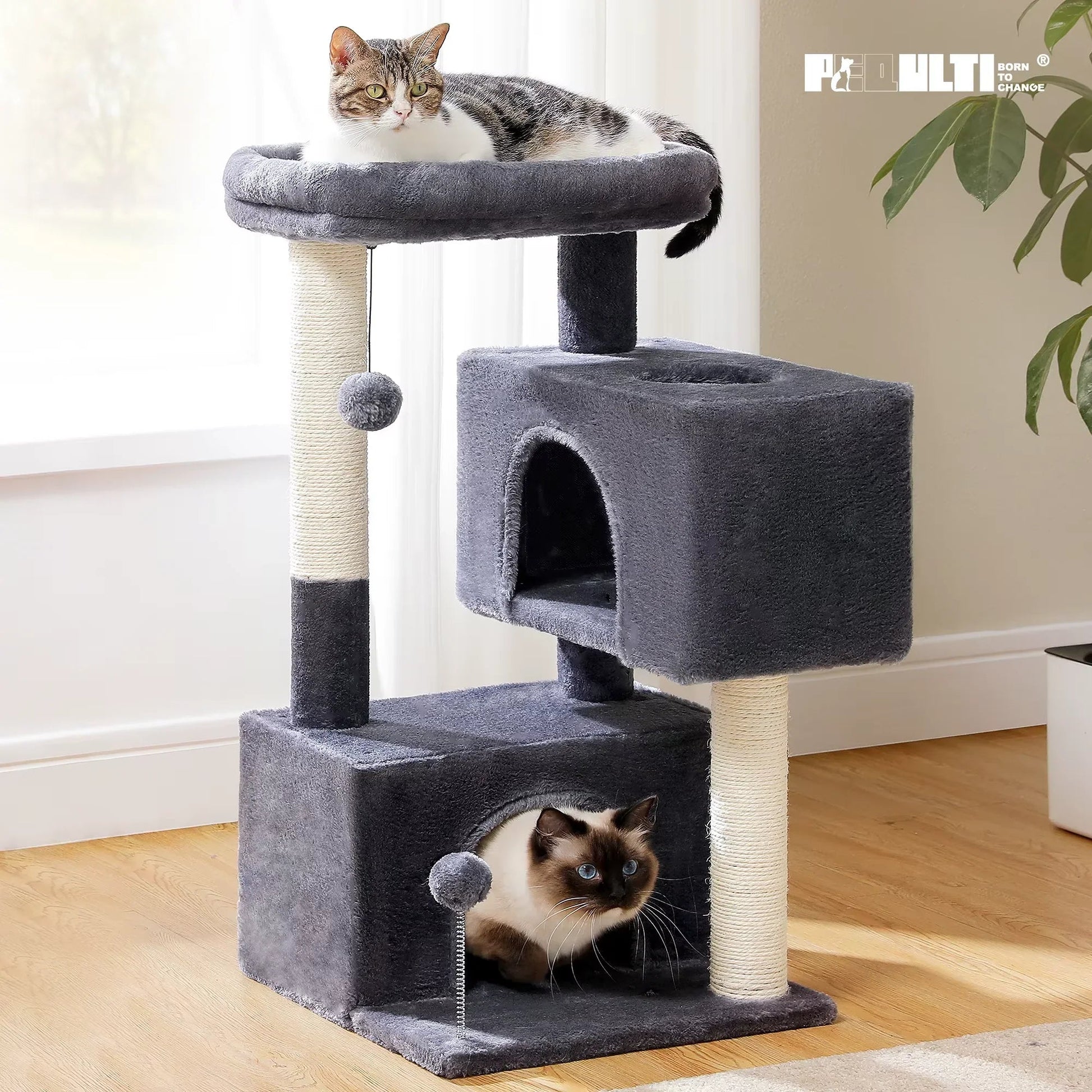 Cat Tree for Large Cats Cat Tower for Indoor - Funsho.store