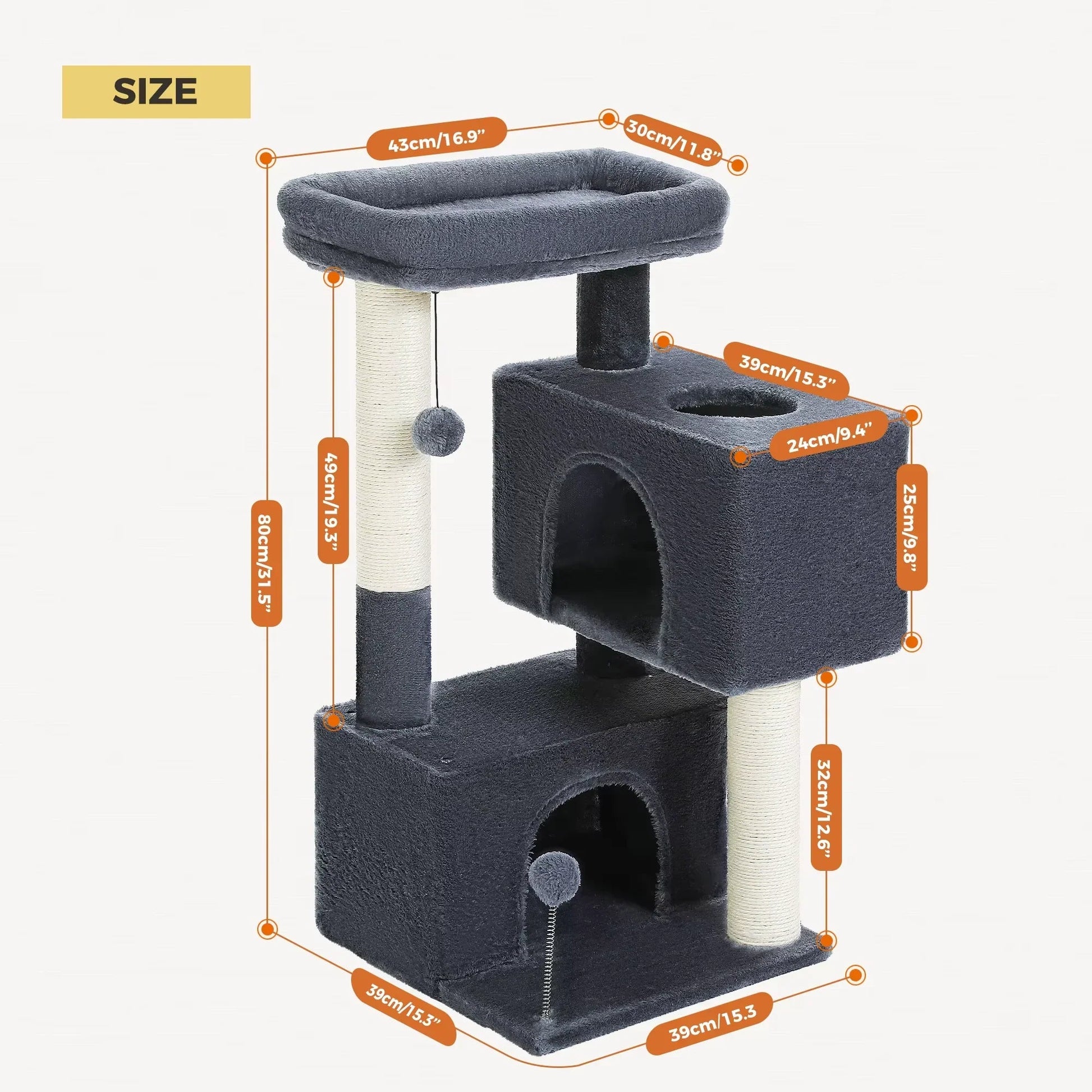 Cat Tree for Large Cats Cat Tower for Indoor - Funsho.store