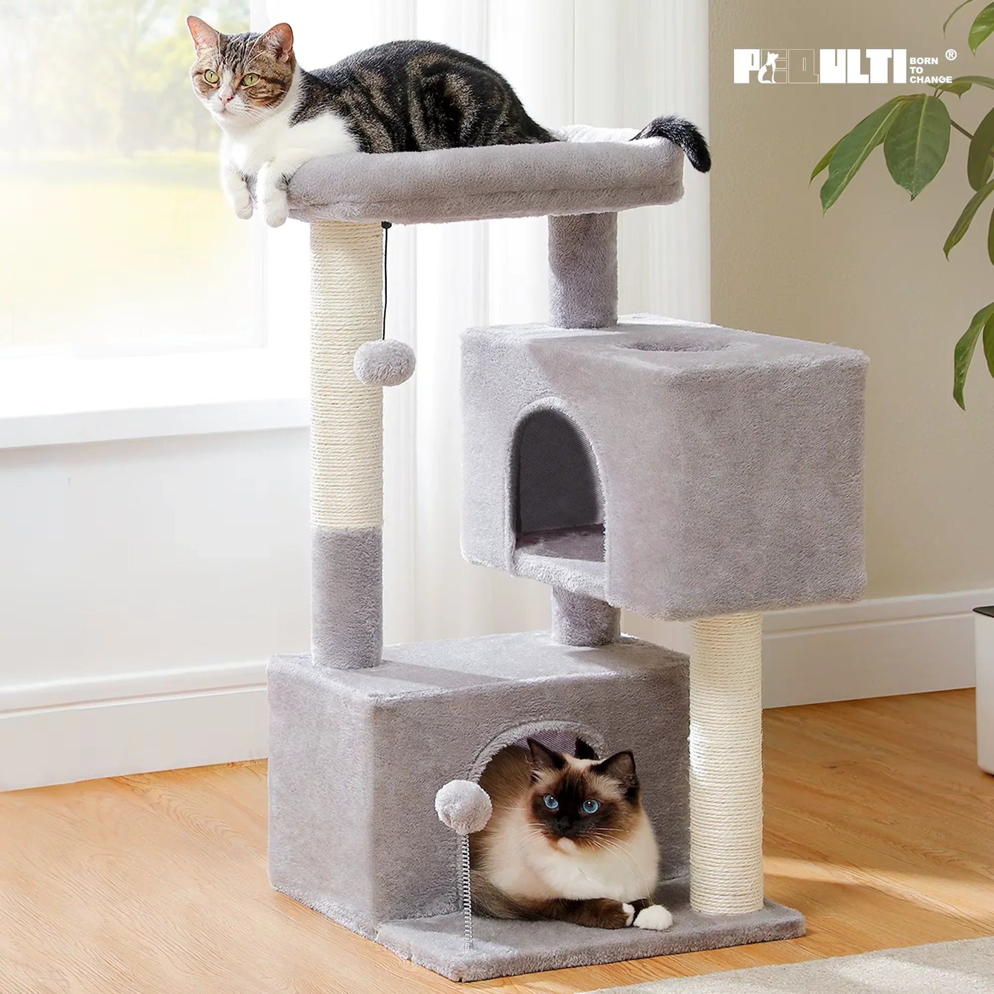 Cat Tree for Large Cats Cat Tower for Indoor - Funsho.store