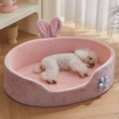 Detachable Pet Bed Pet Bed Detachable Washable Dog Sleeping Bed Soft Comfortable Warm Cat Bed for Four Seasons Soft Pet Bed - Funsho.store