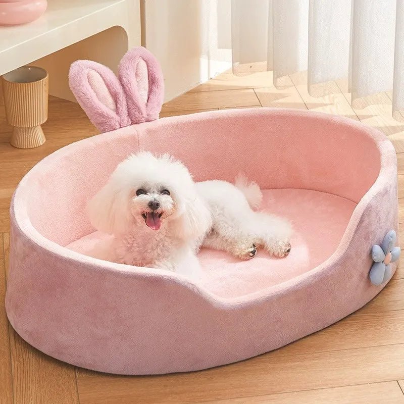 Detachable Pet Bed Pet Bed Detachable Washable Dog Sleeping Bed Soft Comfortable Warm Cat Bed for Four Seasons Soft Pet Bed - Funsho.store