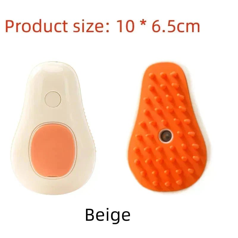Electric Cat Steam Brush – 3 - In - 1 Pet Grooming Comb with Water Spray for Cats and Dogs, USB Rechargeable - Funsho.store