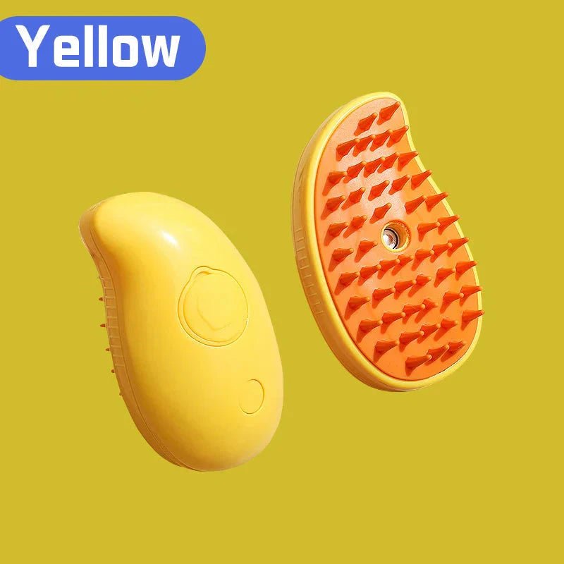 Electric Cat Steam Brush – 3 - In - 1 Pet Grooming Comb with Water Spray for Cats and Dogs, USB Rechargeable - Funsho.store