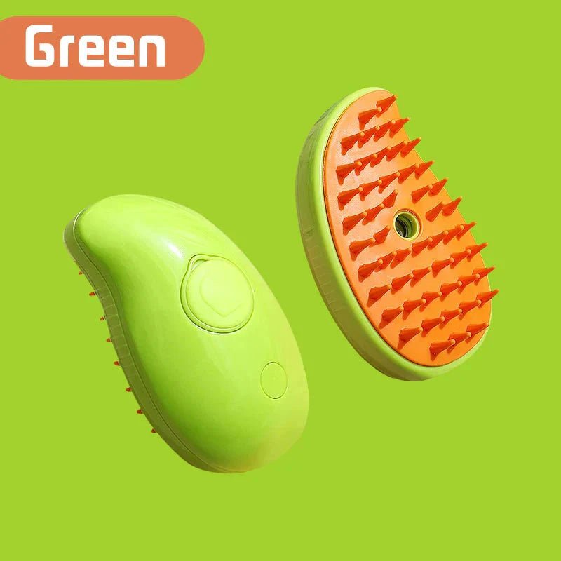 Electric Cat Steam Brush – 3 - In - 1 Pet Grooming Comb with Water Spray for Cats and Dogs, USB Rechargeable - Funsho.store
