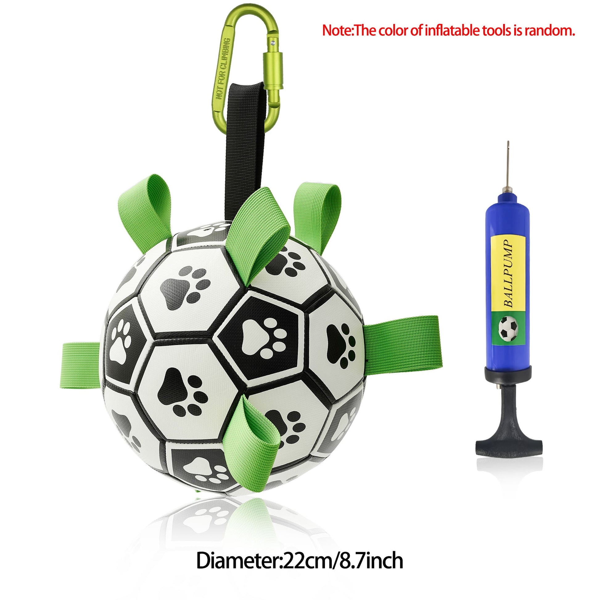 Interactive Dog Football Toy Soccer Ball Inflated Training Toy For Dogs Outdoor Border Collie Balls For Large Dogs Pet Supplies - Funsho.store