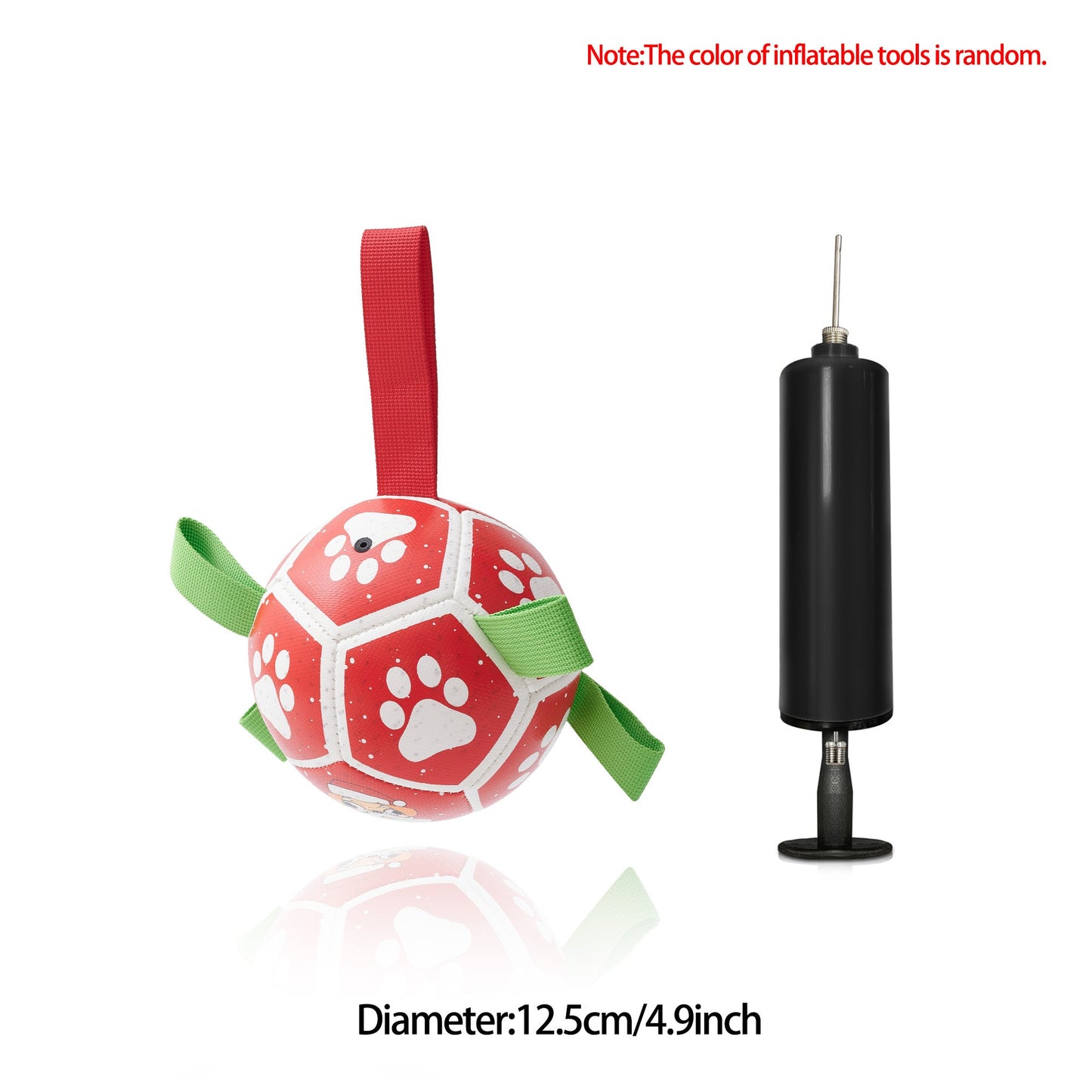 Interactive Dog Football Toy Soccer Ball Inflated Training Toy For Dogs Outdoor Border Collie Balls For Large Dogs Pet Supplies - Funsho.store