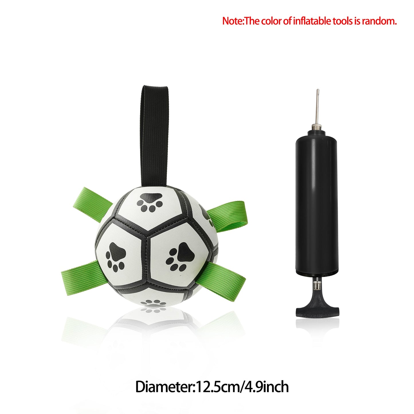 Interactive Dog Football Toy Soccer Ball Inflated Training Toy For Dogs Outdoor Border Collie Balls For Large Dogs Pet Supplies - Funsho.store