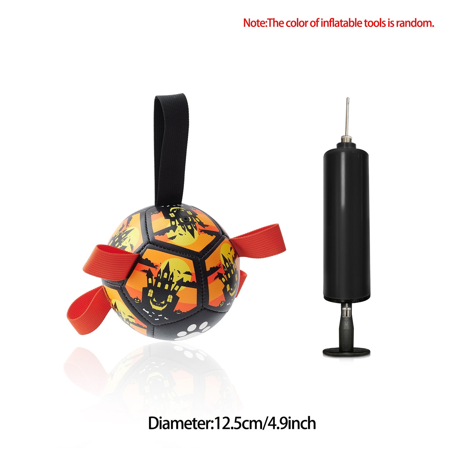 Interactive Dog Football Toy Soccer Ball Inflated Training Toy For Dogs Outdoor Border Collie Balls For Large Dogs Pet Supplies - Funsho.store