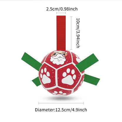 Interactive Dog Football Toy Soccer Ball Inflated Training Toy For Dogs Outdoor Border Collie Balls For Large Dogs Pet Supplies - Funsho.store