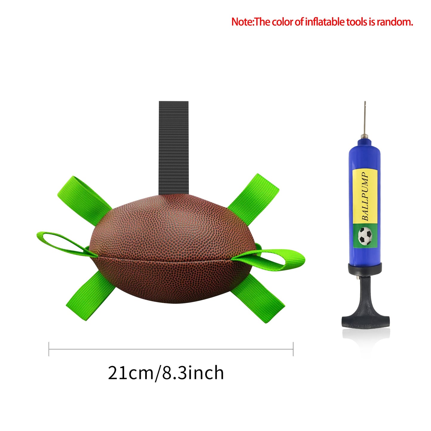 Interactive Dog Football Toy Soccer Ball Inflated Training Toy For Dogs Outdoor Border Collie Balls For Large Dogs Pet Supplies - Funsho.store