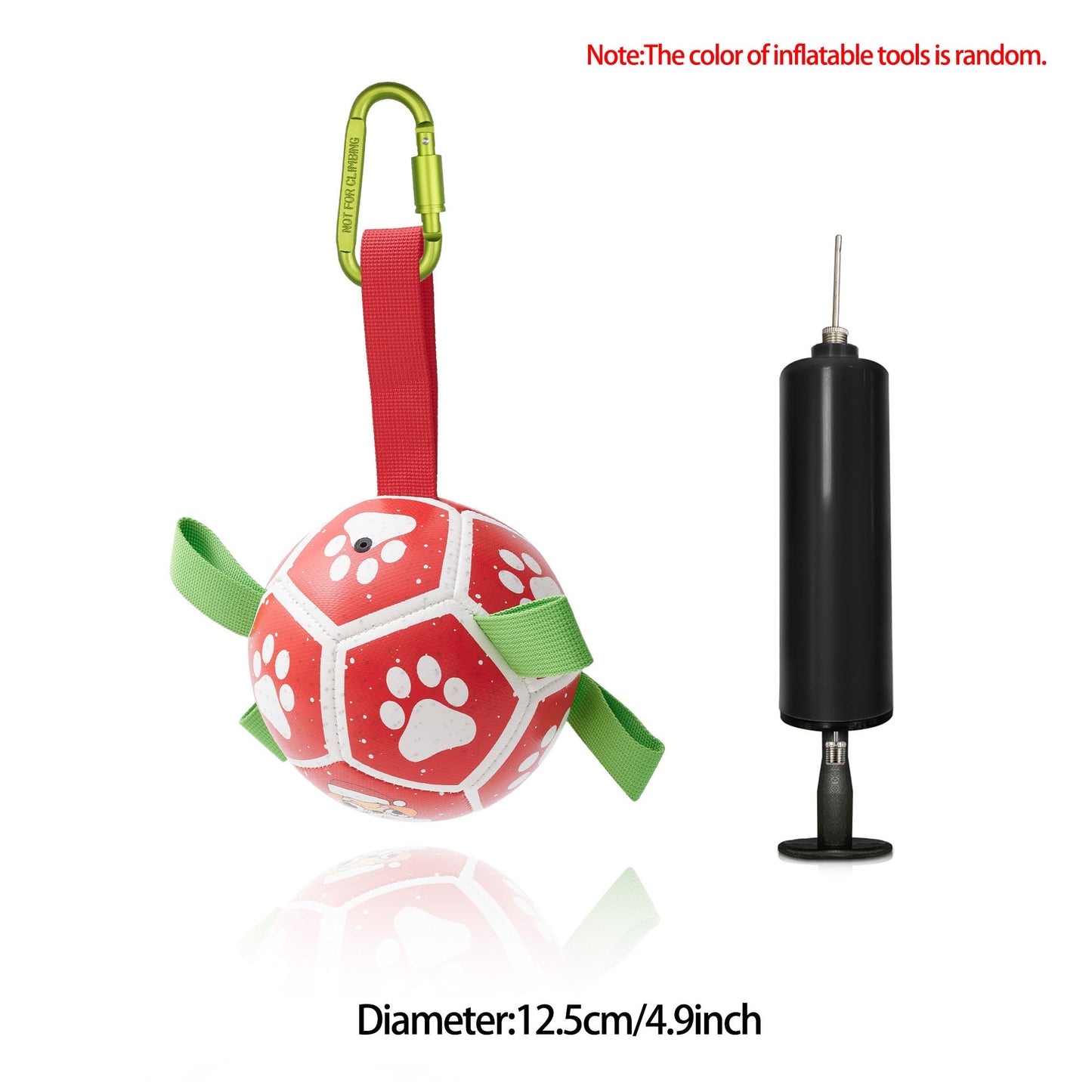 Interactive Dog Football Toy Soccer Ball Inflated Training Toy For Dogs Outdoor Border Collie Balls For Large Dogs Pet Supplies - Funsho.store