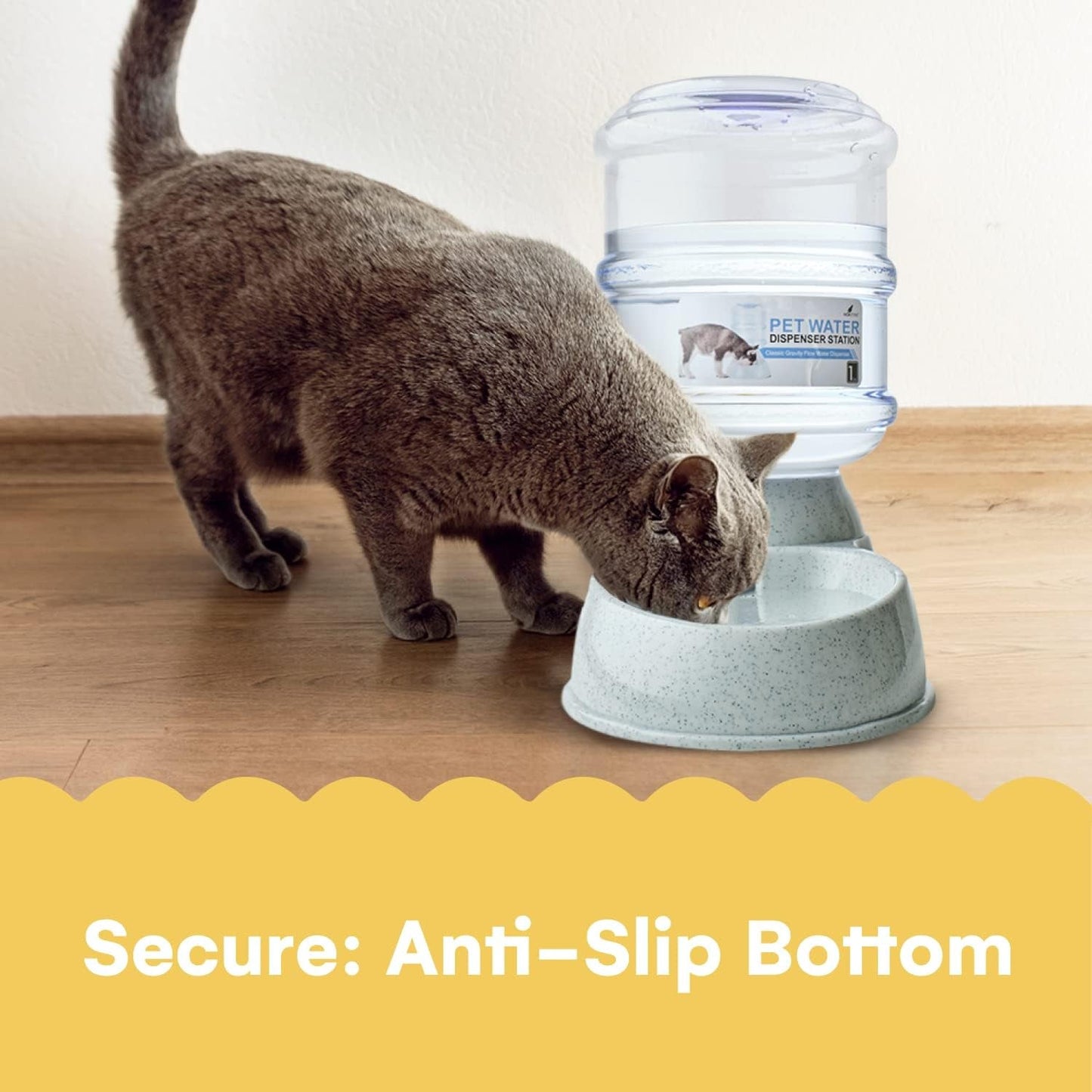 NOA Automatic Pet Water Dispenser | 3.8 L Cat and Dog Gravity Feeder, Waterer Dispenser Station, Automatic Water Station, Cat and Dog Water Bowl - Funsho.store