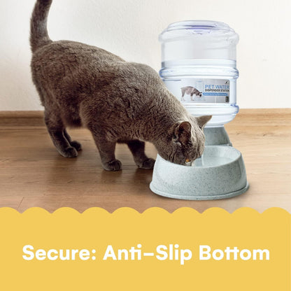 NOA Automatic Pet Water Dispenser | 3.8 L Cat and Dog Gravity Feeder, Waterer Dispenser Station, Automatic Water Station, Cat and Dog Water Bowl - Funsho.store