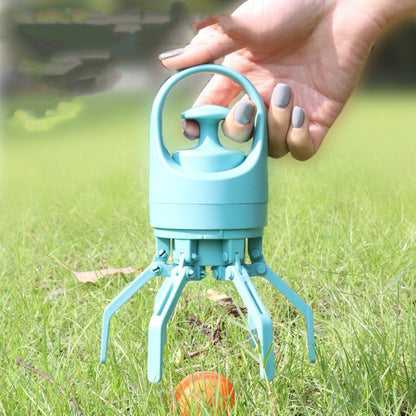 Portable Lightweight Dog Pooper Scooper With Built - in Poop Bag Dispenser Eight - claw Shovel For Pet Toilet Picker Pet Products - Funsho.store