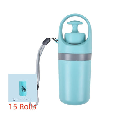 Portable Lightweight Dog Pooper Scooper With Built - in Poop Bag Dispenser Eight - claw Shovel For Pet Toilet Picker Pet Products - Funsho.store