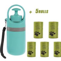 Portable Lightweight Dog Pooper Scooper With Built - in Poop Bag Dispenser Eight - claw Shovel For Pet Toilet Picker Pet Products - Funsho.store
