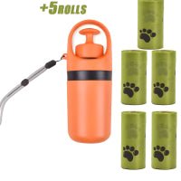 Portable Lightweight Dog Pooper Scooper With Built - in Poop Bag Dispenser Eight - claw Shovel For Pet Toilet Picker Pet Products - Funsho.store