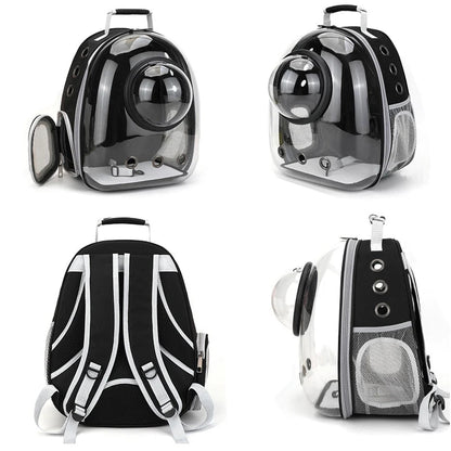 Transparent Cat Carrying Bags Space Breathable Pet Backpack Portable Puppy Dog Backpack Transport Carrier Space Capsule Bag Pets - Funsho.store