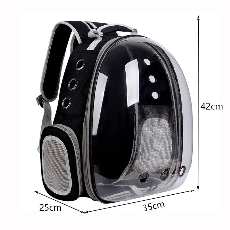 Transparent Cat Carrying Bags Space Breathable Pet Backpack Portable Puppy Dog Backpack Transport Carrier Space Capsule Bag Pets - Funsho.store