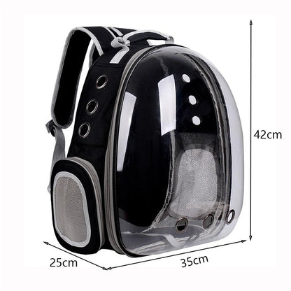 Transparent Cat Carrying Bags Space Breathable Pet Backpack Portable Puppy Dog Backpack Transport Carrier Space Capsule Bag Pets - Funsho.store